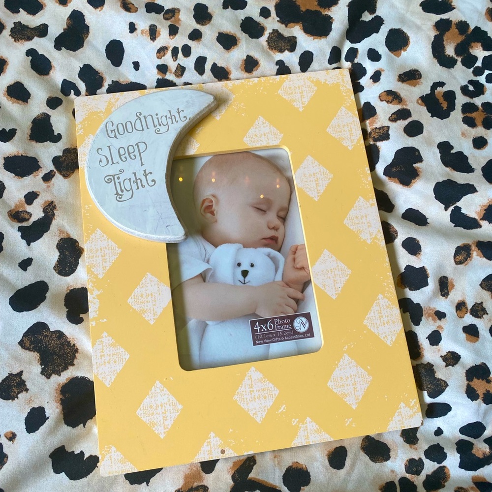 yellow baby frame!